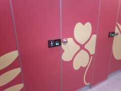  智能厕所LED显示屏 深圳福田智能厕所LED显示屏案例
