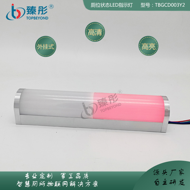 智慧厕所有人无人显示屏 有人无人指示灯（圆形双色分体）